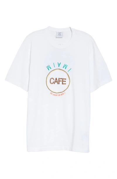Shop Vetements Miami Save The Planet Tee In White