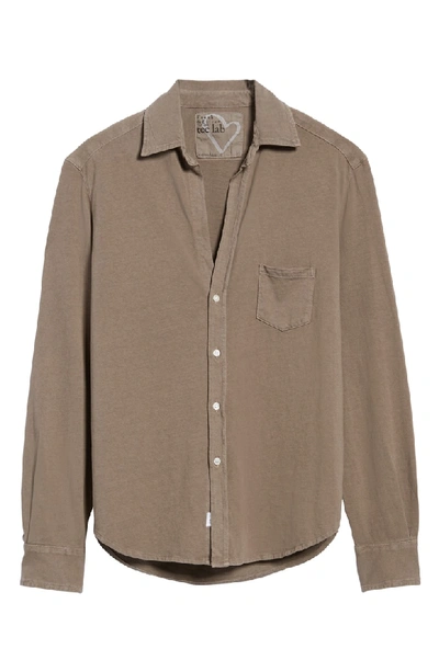 Frank & Eileen Tee Lab Knit Button Down Shirt In Earthy