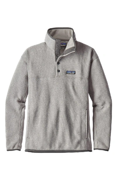 Shop Patagonia Lightweight Better Sweater Marsupial Fleece Pullover In Drifter Grey