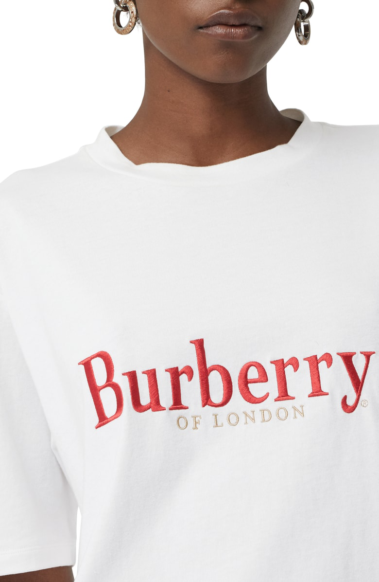 burberry t shirt red logo