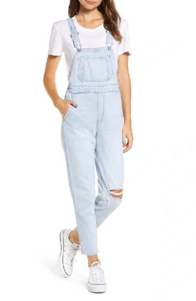 Shop Levi's Mom Ankle Denim Overalls In Donna Martin