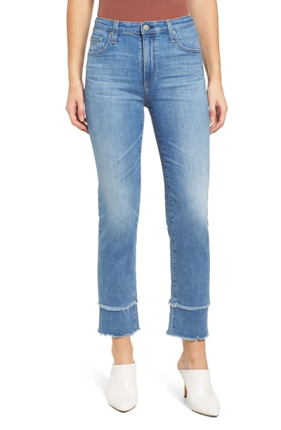 Shop Ag The Isabelle High Waist Straight Leg Jeans In 13y Awestruck