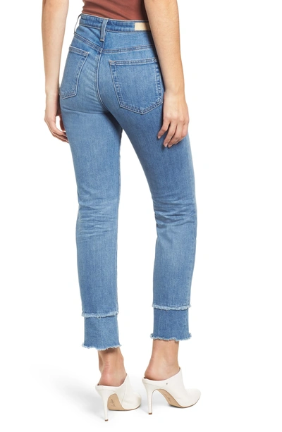 Shop Ag The Isabelle High Waist Straight Leg Jeans In 13y Awestruck