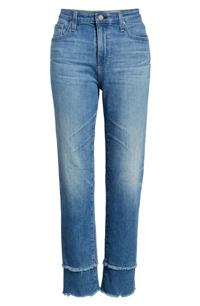 Shop Ag The Isabelle High Waist Straight Leg Jeans In 13y Awestruck