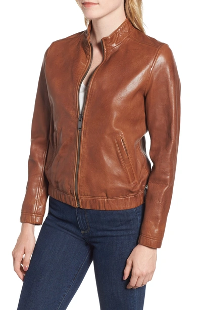 Ana leather 2024 jacket lucky brand