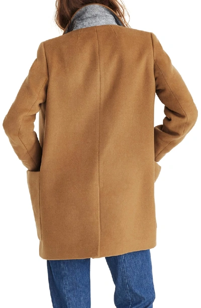 Madewell Hollis Double Breasted Coat In Classic Desert ModeSens