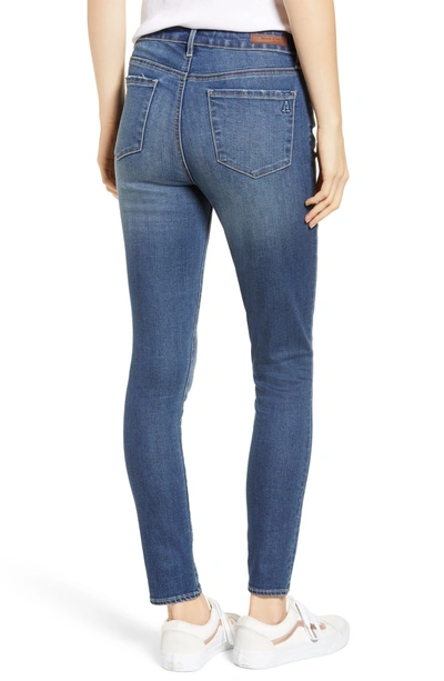 Shop Articles Of Society Heather High Waist Ankle Skinny Jeans In Stony Hill