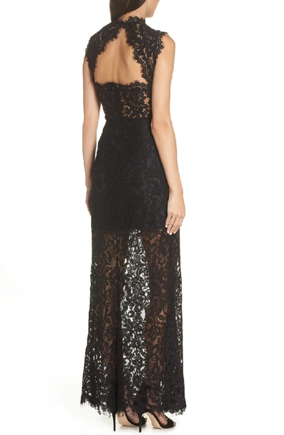 Shop Bb Dakota Lace Maxi Dress In Black