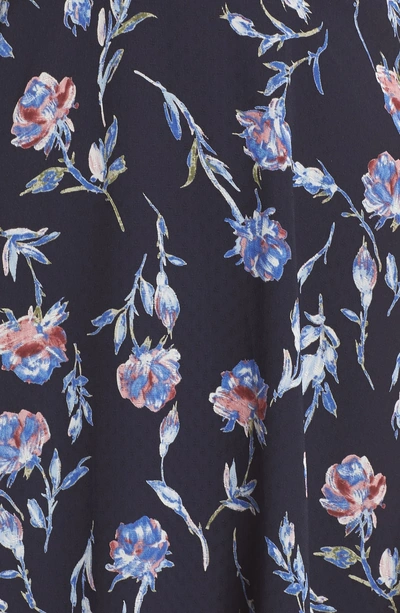 Shop 19 Cooper Floral Chiffon Dress In Navy Floral