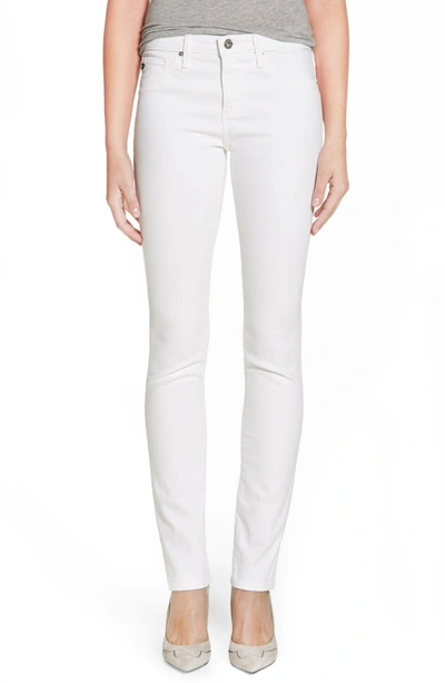 Shop Ag 'harper' Slim Straight Leg Jeans In White