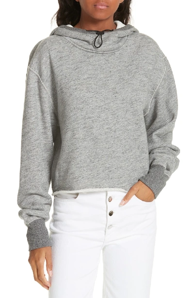 Shop Rag & Bone Sweatshirt Toggle Hoodie In Heather Grey