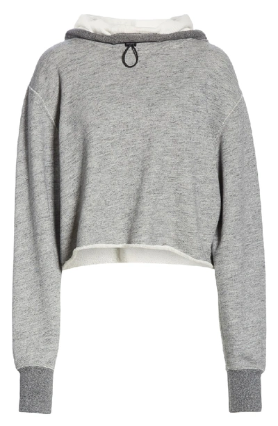 Shop Rag & Bone Sweatshirt Toggle Hoodie In Heather Grey