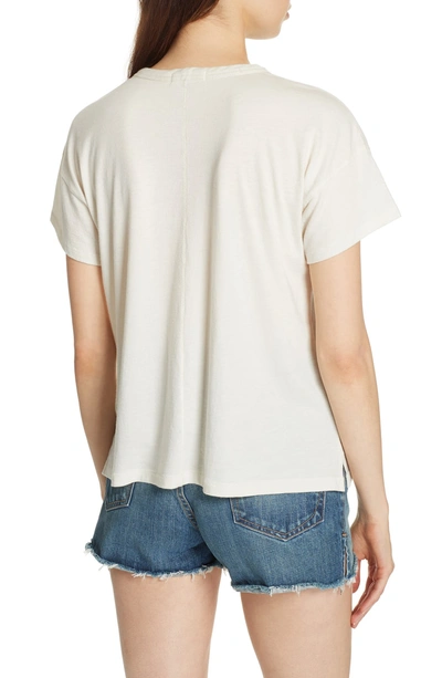 Shop Rag & Bone /jean Bahamas Burnout Vintage Tee In Ivory