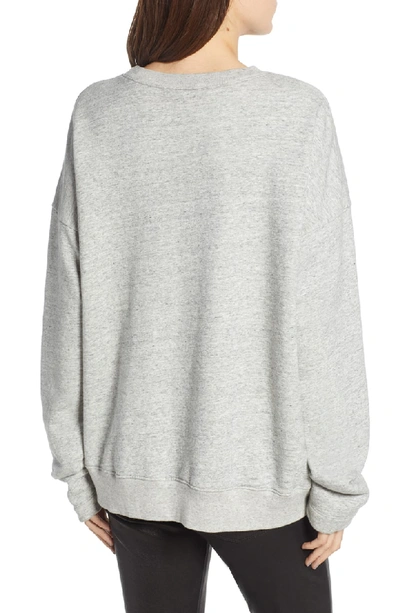 Shop Ag Berdine Oversize Sweatshirt In Heather Grey