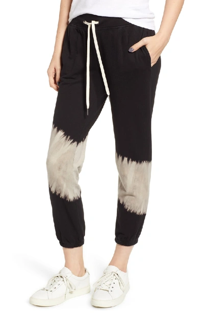 Shop N:philanthropy Night Jogger Tie Dye Sweatpants In Black Multi