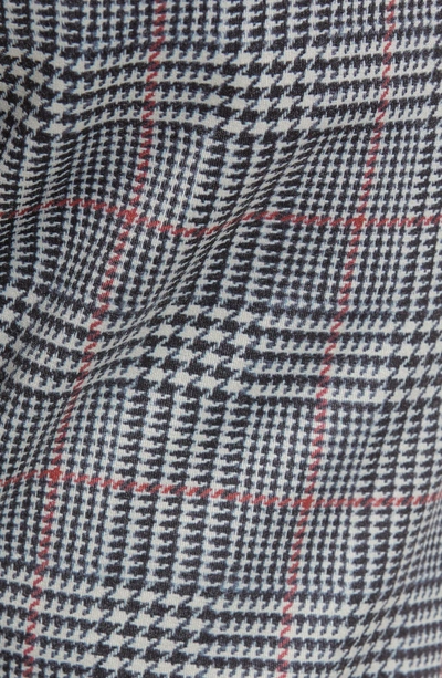 Shop Pam & Gela Side Stripe Crop Pants In Glen Plaid Print