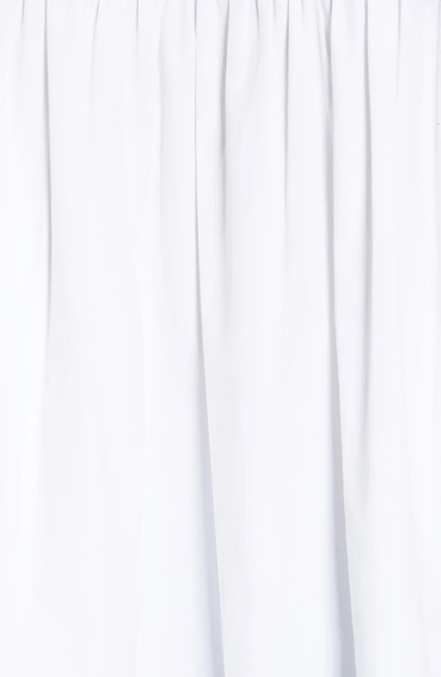 Shop Calvin Klein 205w39nyc Sash Detail Cotton Poplin Top In Optic White