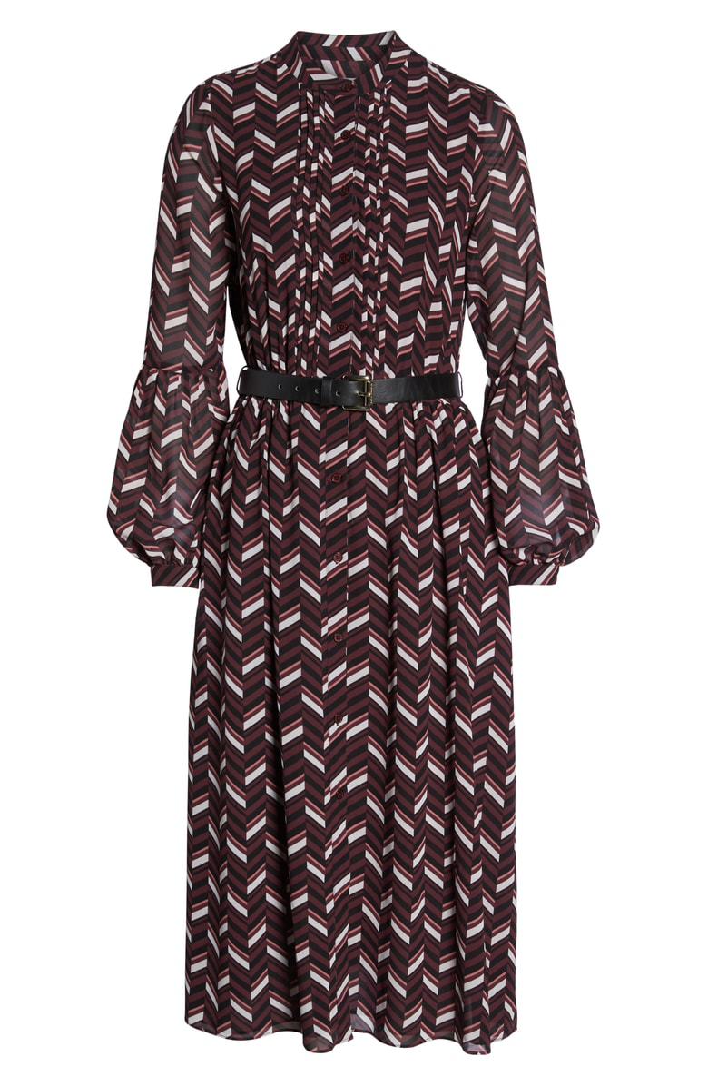 michael kors georgette shirtdress