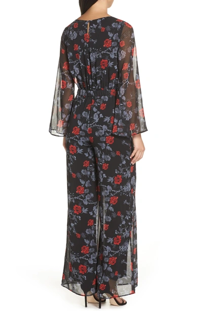 Shop Ali & Jay Only Wish Floral Jumpsuit In Scarlet Roses