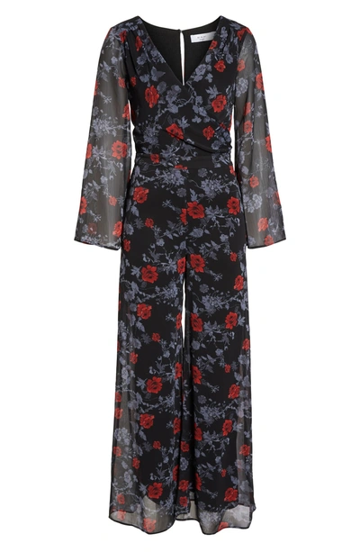 Shop Ali & Jay Only Wish Floral Jumpsuit In Scarlet Roses