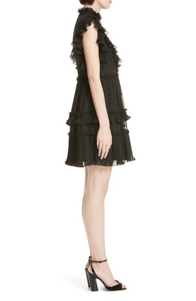 Shop Kate Spade Bakery Devore Dot Dress In Black