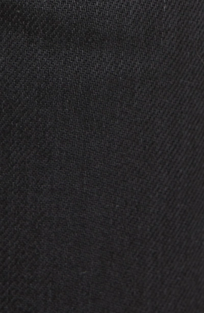 Shop Saint Laurent Patch Pocket Flare Jeans In Used Black