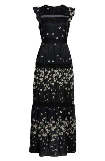Shop Adelyn Rae Suri Maxi Dress In Black-white