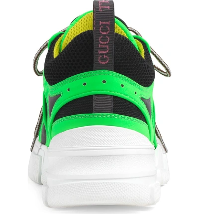 Shop Gucci Flashtrek Sneaker In Green