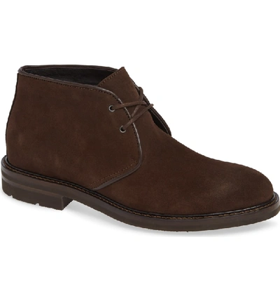 Shop Aquatalia Rinaldo Chukka Water Resistant Boot In Brown