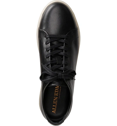 Shop Allen Edmonds Canal Court Sneaker In Black/ White Leather