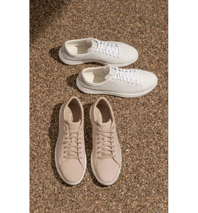 Shop Cole Haan Grandpro Tennis Sneaker In Ivory Suede/ Leather