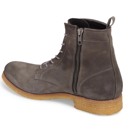 Shop Supply Lab Jonah Plain Toe Boot In Grey Suede