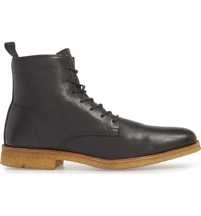 Shop Supply Lab Jonah Plain Toe Boot In Black Leather