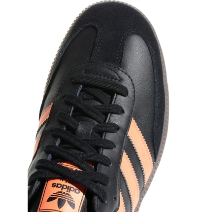 Shop Adidas Originals Samba Og Sneaker In Core Black / Orange / Gold