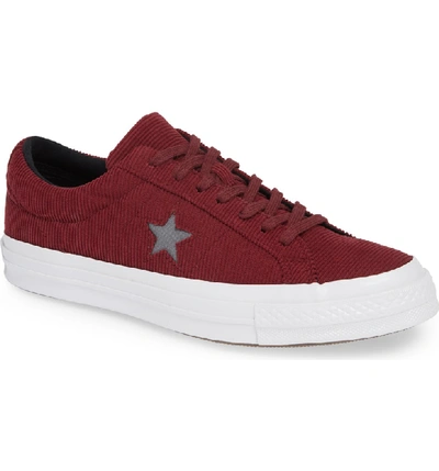 Converse Men's One Star Corduroy Lace-up Sneakers In Dark Burgundy |  ModeSens