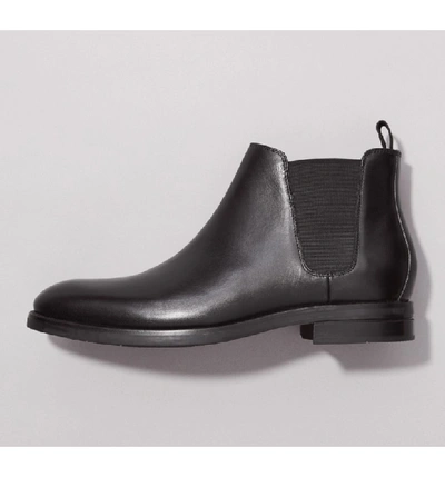 Shop Cole Haan Wakefield Grand Waterproof Chelsea Boot In Black Leather