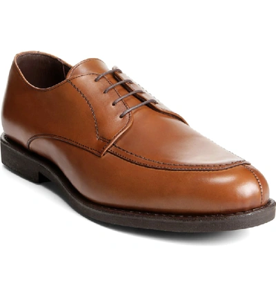 Shop Allen Edmonds Msp Split Toe Derby In Walnut Leather