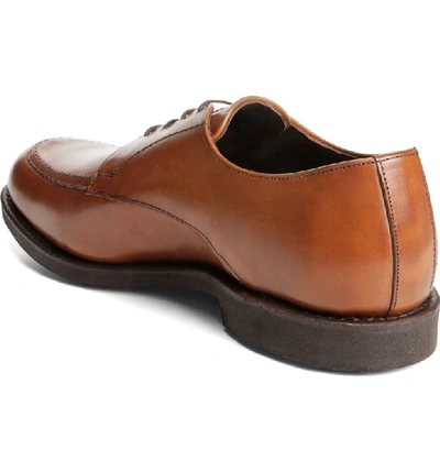 Shop Allen Edmonds Msp Split Toe Derby In Walnut Leather