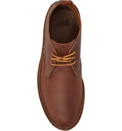 Shop Red Wing Chukka Boot In Copper Rough And Tough