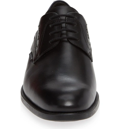 Shop Mephisto Cirus Plain Toe Derby In Black/ Navy Leather