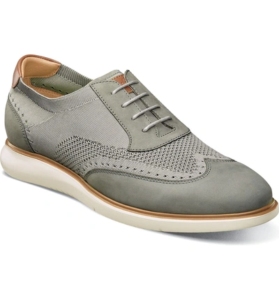Florsheim fuel top knit wingtip oxford