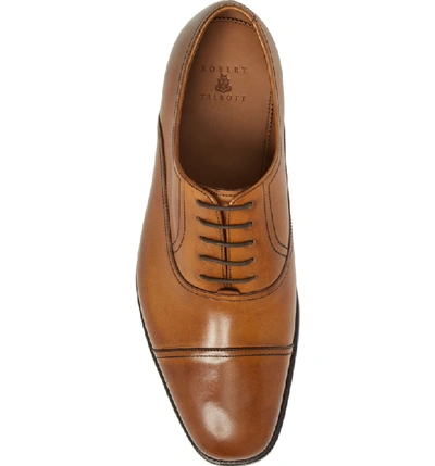 Shop Robert Talbott Tiburon Cap Toe Oxford In Oak