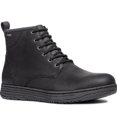 Shop Geox Abroad Abx 2 Tall Lace-up Boot In Black