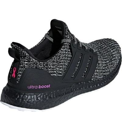 Shop Adidas Originals 'ultraboost' Running Shoe In Cloud White/ Black/ Shock Pink