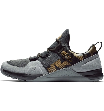 Nike Tech Trainer Russell Wilson Sneaker In Black Metallic Gold