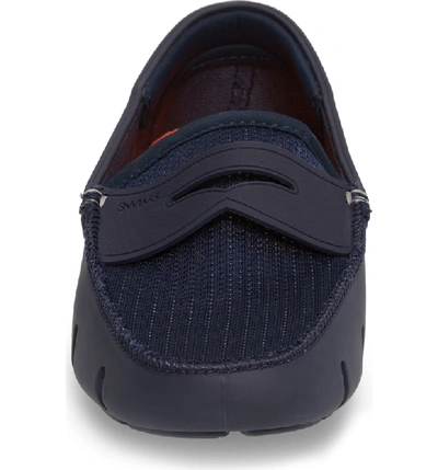 Shop Swims Penny Loafer In Navy/navy