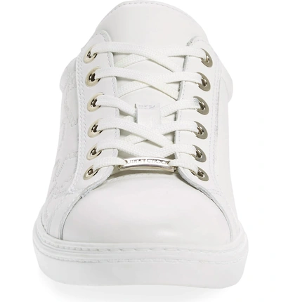 Shop Jimmy Choo Cash Star Sneaker In White