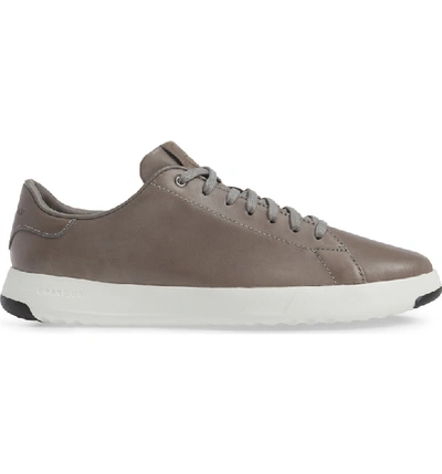Shop Cole Haan Grandpro Tennis Sneaker In Ironcloud Leather