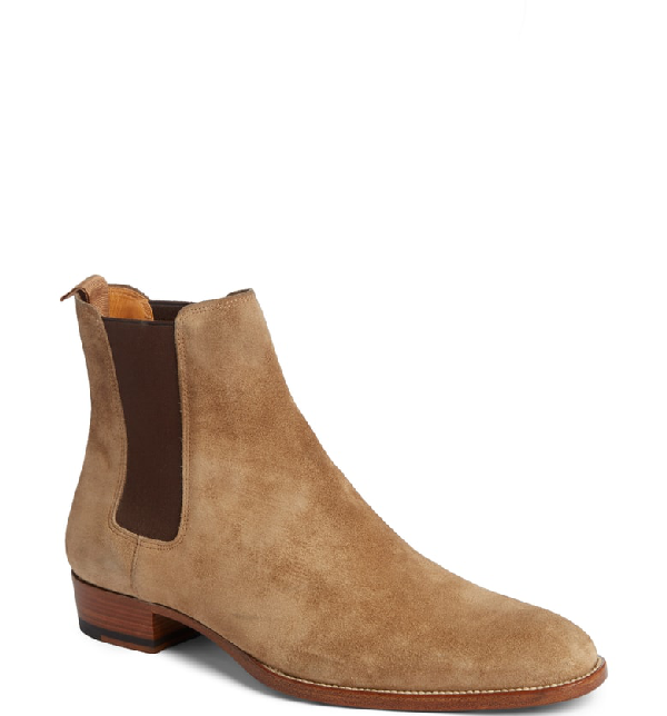 wyatt chelsea boot in suede
