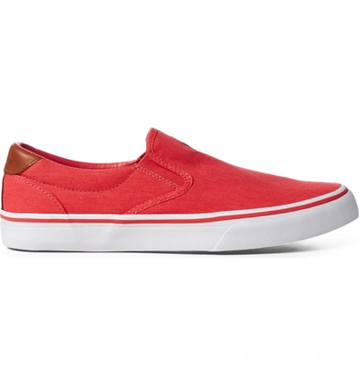 Polo Ralph Lauren Men's Thompson Sneakers Men's Shoes In Red | ModeSens
